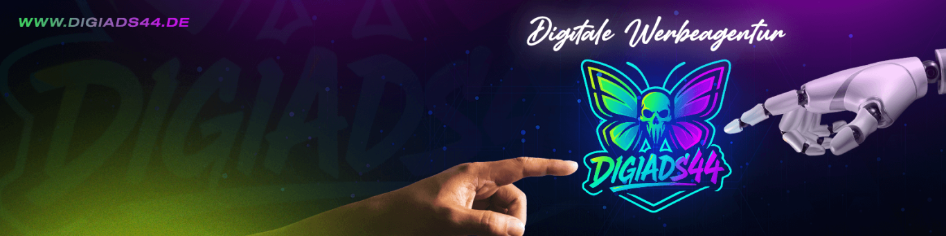 DigiAds44 Kontakt - Digitale Werbeagentur SMOS Neon-Banner DigiAds44 - Digitale Werbeagentur SMOS Kontakt