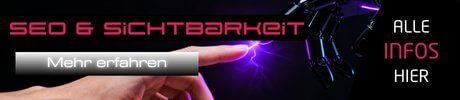 SEO-Sichtbarkeit mit DigiAds44 - auf deinem Namen Neon-Banner „SEO SICHTBARKEIT" – SEO auf deinem Namen mit DigiAds44